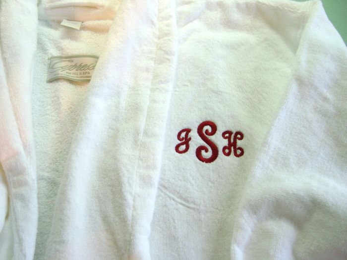 Cypress Presidential Terry Velour Shawl Robe-