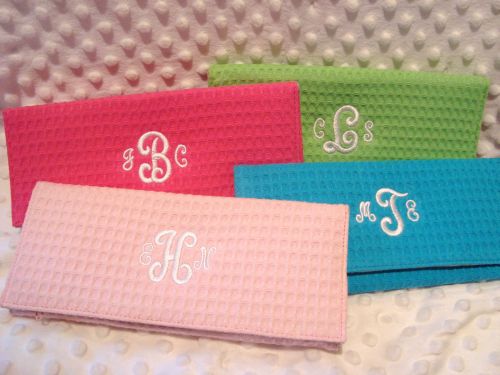 Waffle Weave Jewelry Roll-
