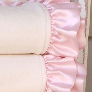 Robbie Adrian Luxury Organic Ruffled Fleece Baby Blanket-Robbie Adrian, certified organic, baby blanket, baby gifts, luxury gift